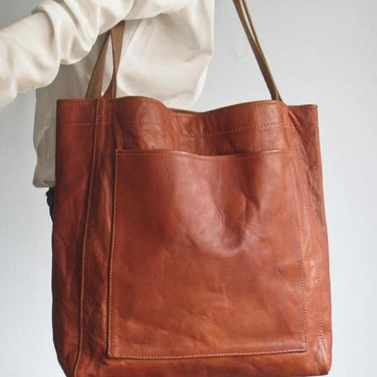 Soft Leather Tote Bag