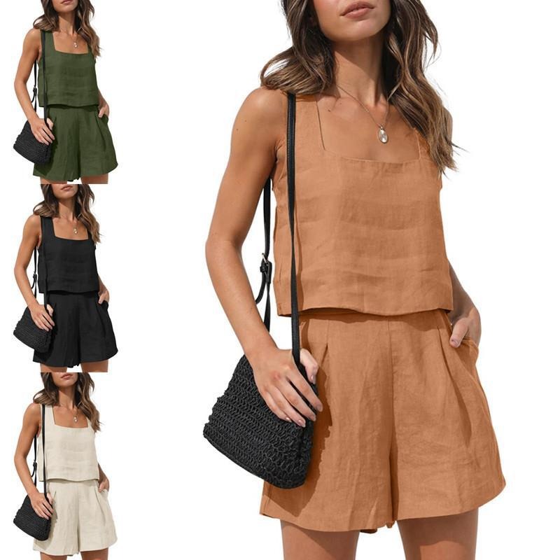 Two Piece Summer Linen Suit