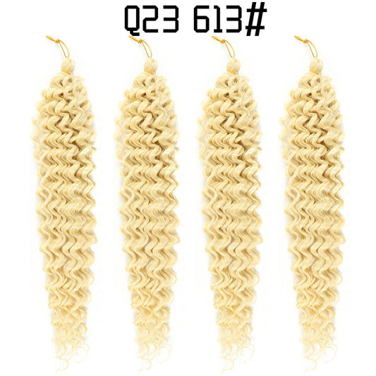 African crochet Deep Wave Braided Hair
