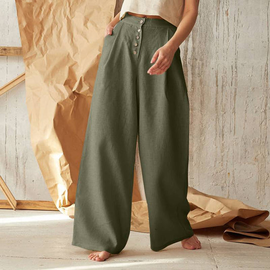 Casual Cotton Linen Baggy pants