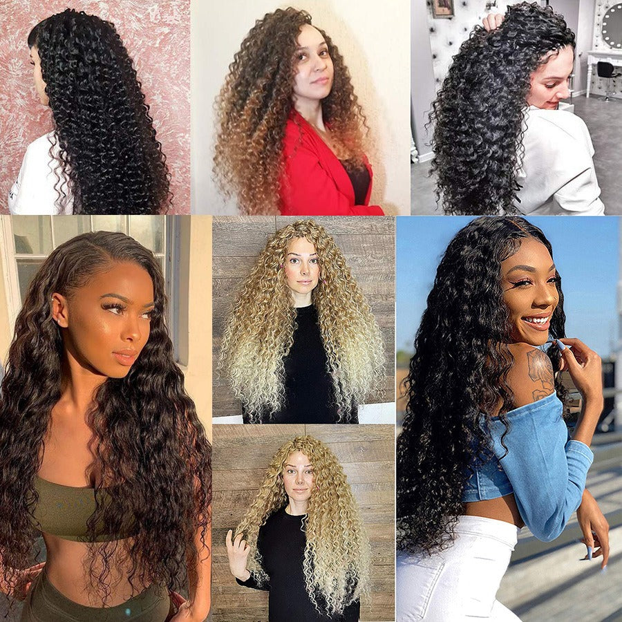 African crochet Deep Wave Braided Hair
