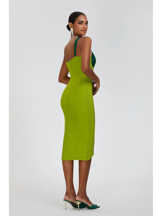 Green Bandage Runway Dress