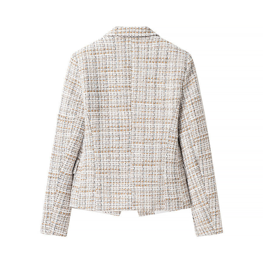 Tweed Suit Short Skirt Set