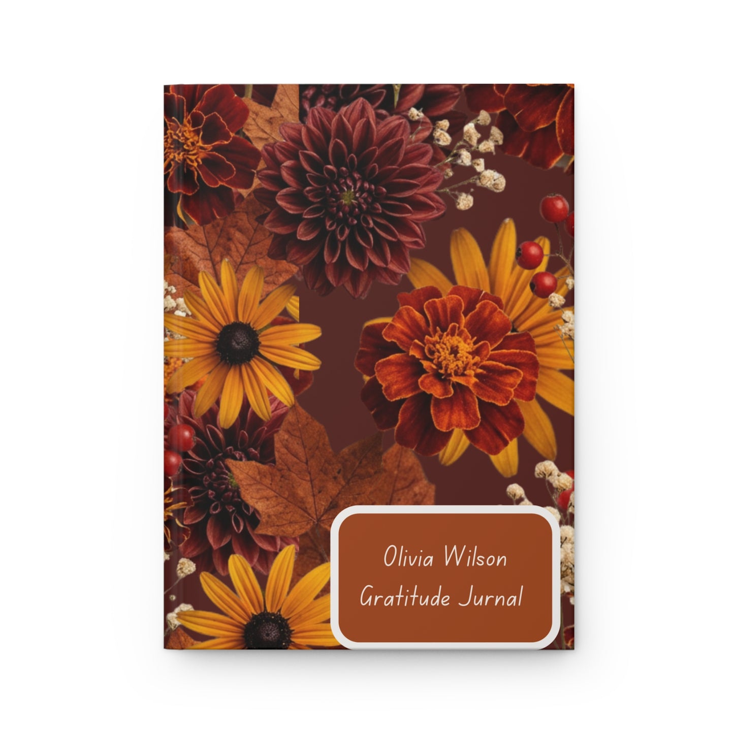 Gratitude Journal — Autumn Floral Hardcover