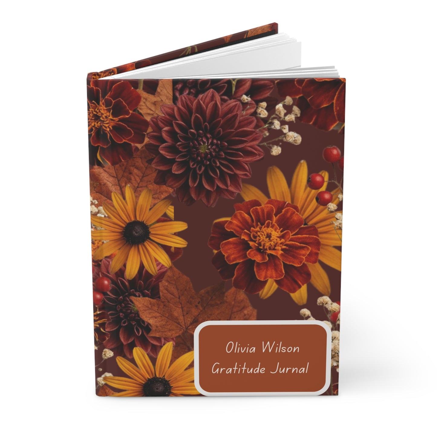 Gratitude Journal — Autumn Floral Hardcover