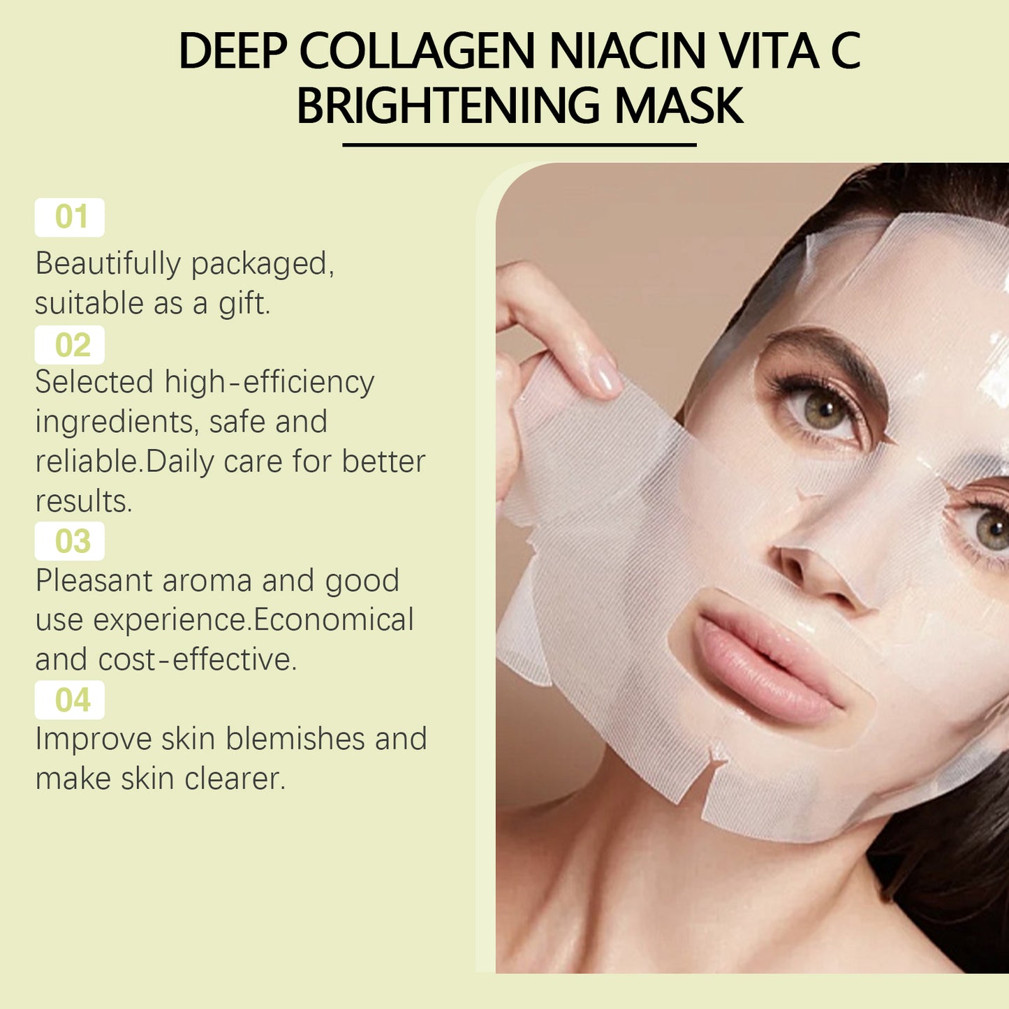 Hoygi Nicotinic Acid Vitamin C Whitening Mask
