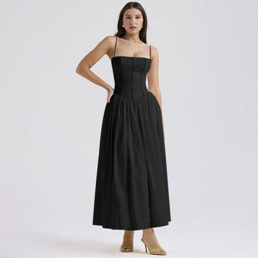 Strapless Floral Print Strapless Dress