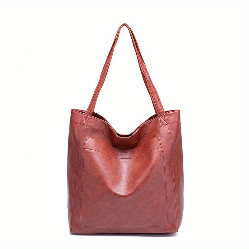 Soft Leather Tote Bag