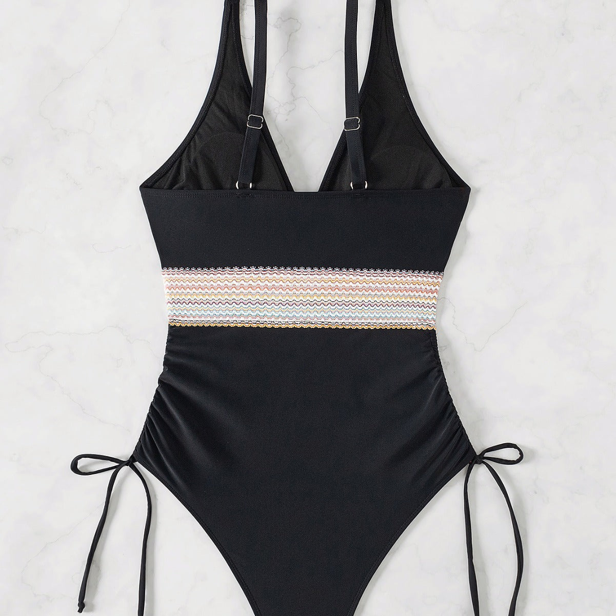 High-Waisted One-Piece Bikini