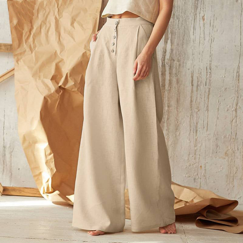 Casual Cotton Linen Baggy pants
