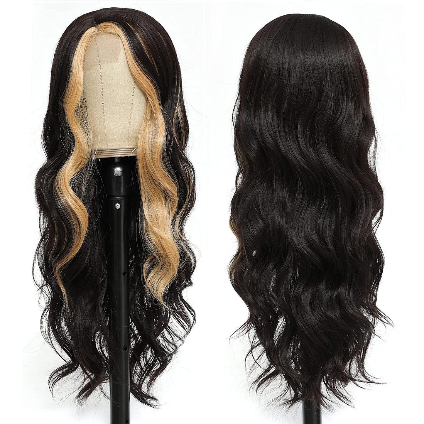 Long Curly Hair Front Lace Wigs