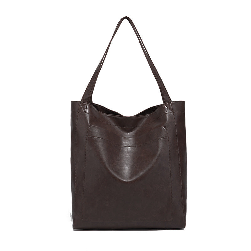 Soft Leather Tote Bag