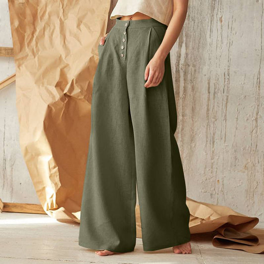 Casual Cotton Linen Baggy pants