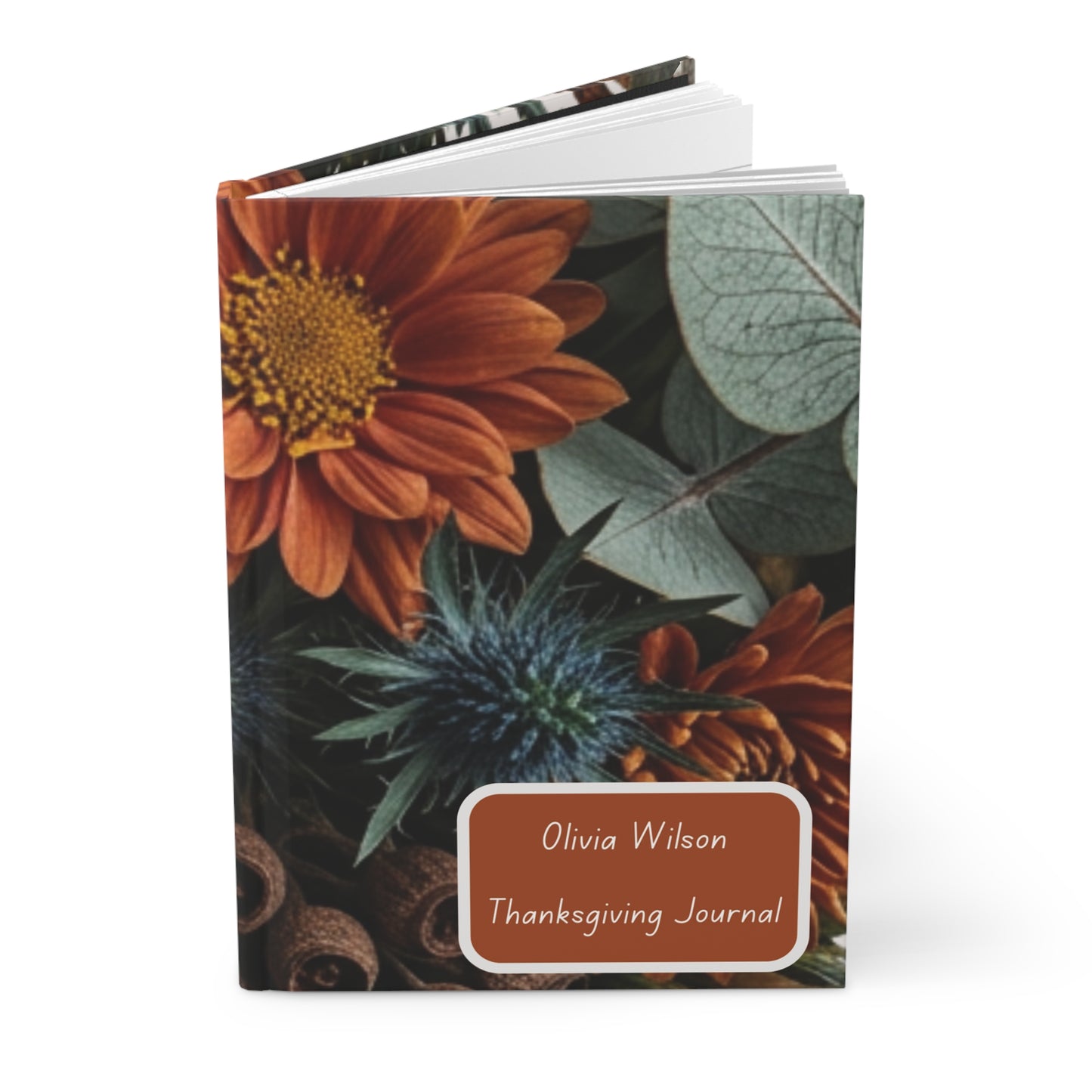 Thanksgiving Journal — Autumn Floral Hardcover