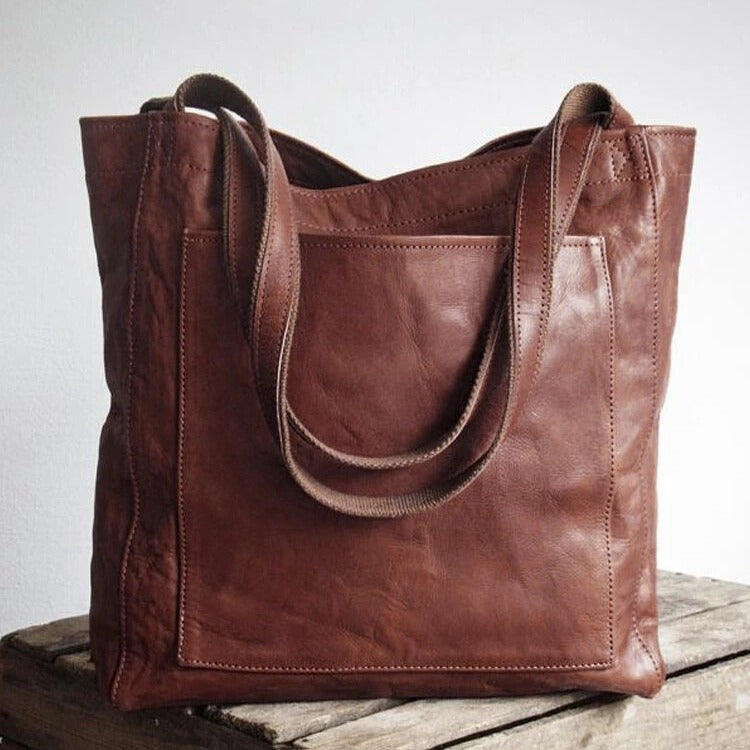 Soft Leather Tote Bag