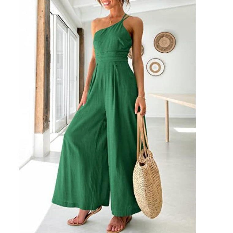 Cotton Linen Jumpsuit