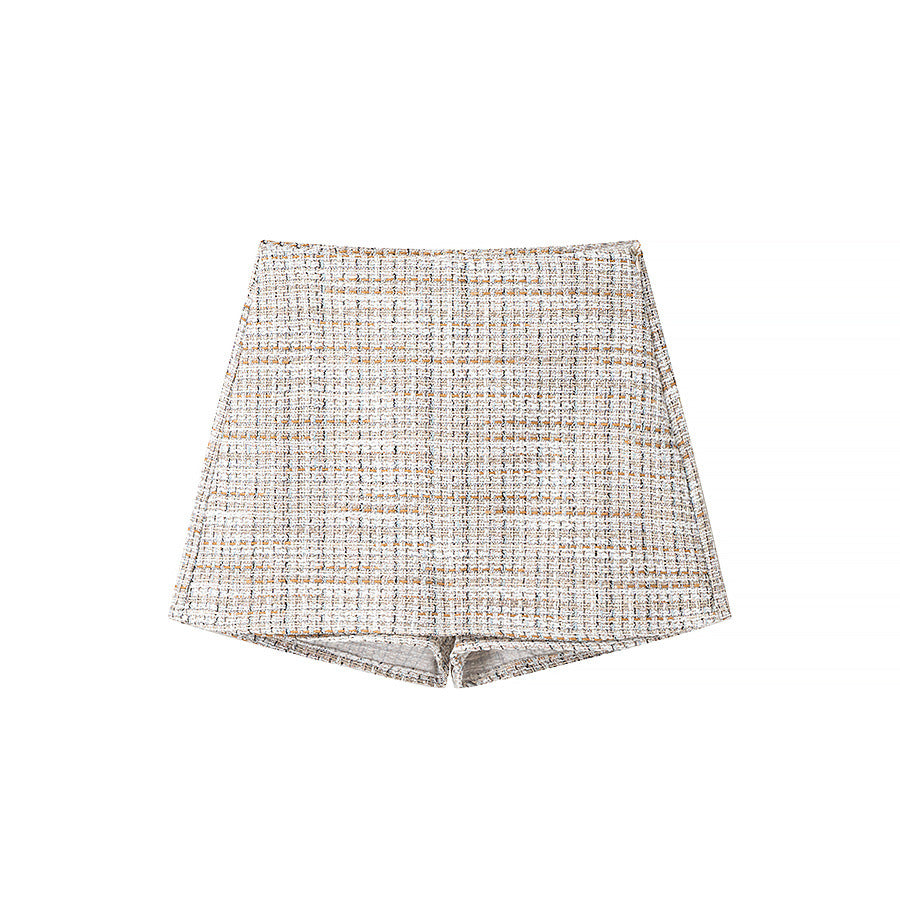 Tweed Suit Short Skirt Set