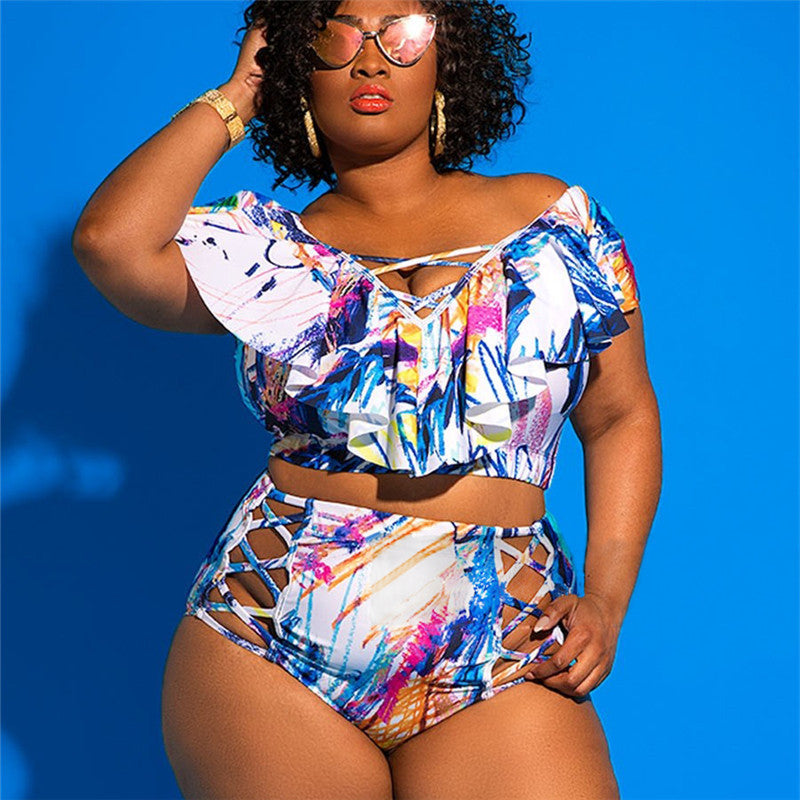 High Waist Bikini Plus Size