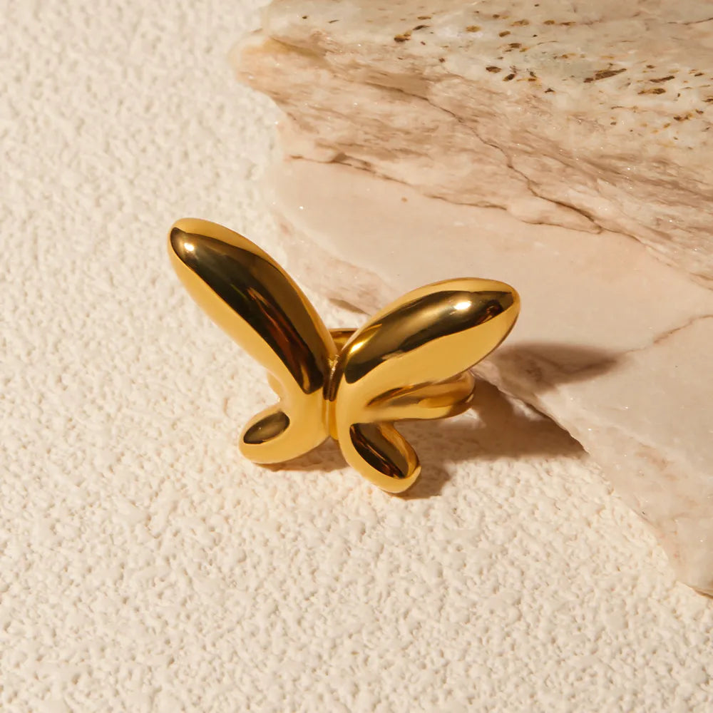 Minimalist Butterfly Ring