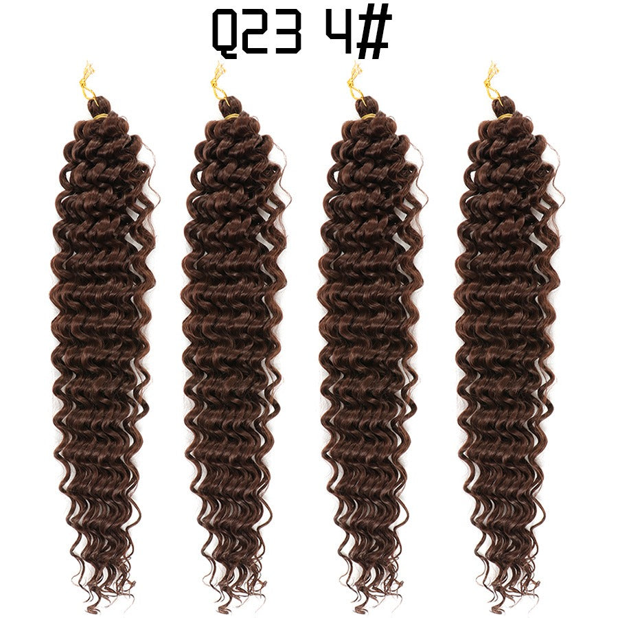 African crochet Deep Wave Braided Hair