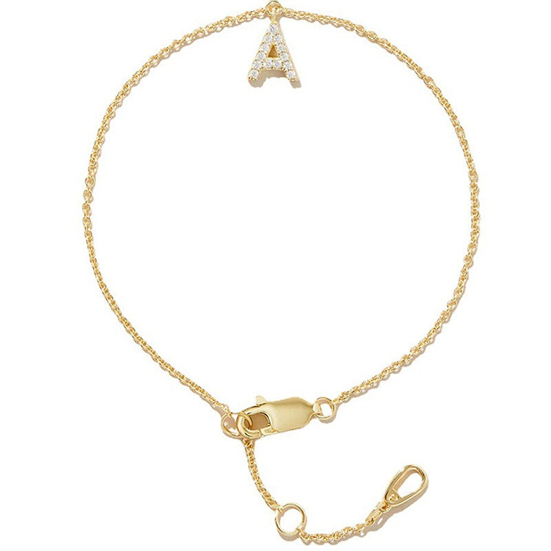 Zircon Initial Bracelets