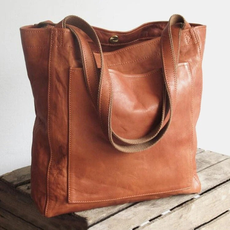 Soft Leather Tote Bag