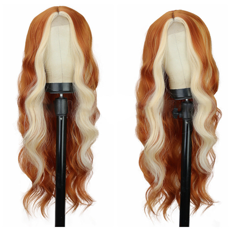 Long Curly Hair Front Lace Wigs