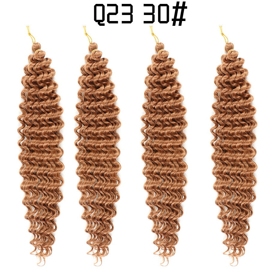 African crochet Deep Wave Braided Hair