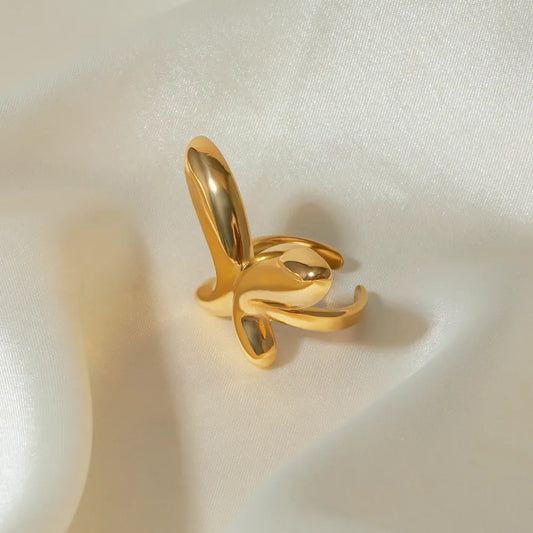 Minimalist Butterfly Ring