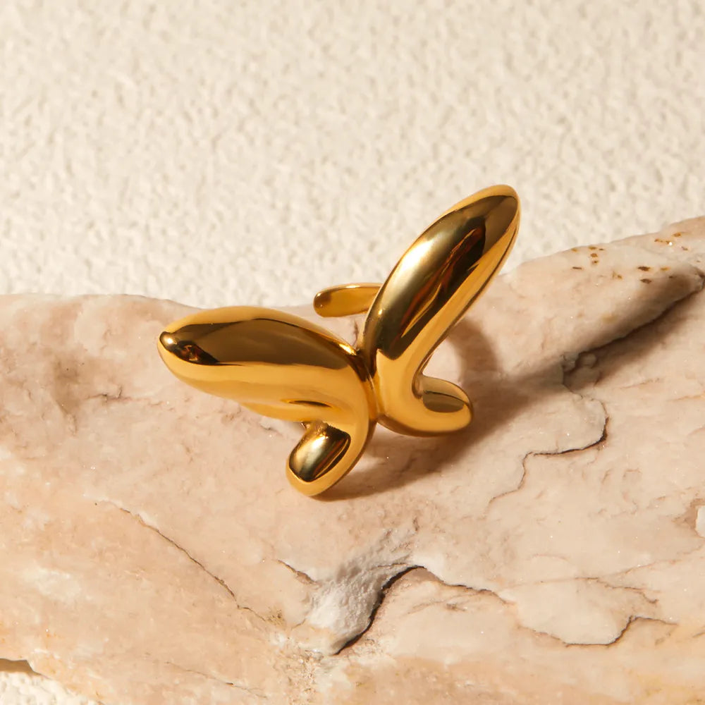 Minimalist Butterfly Ring