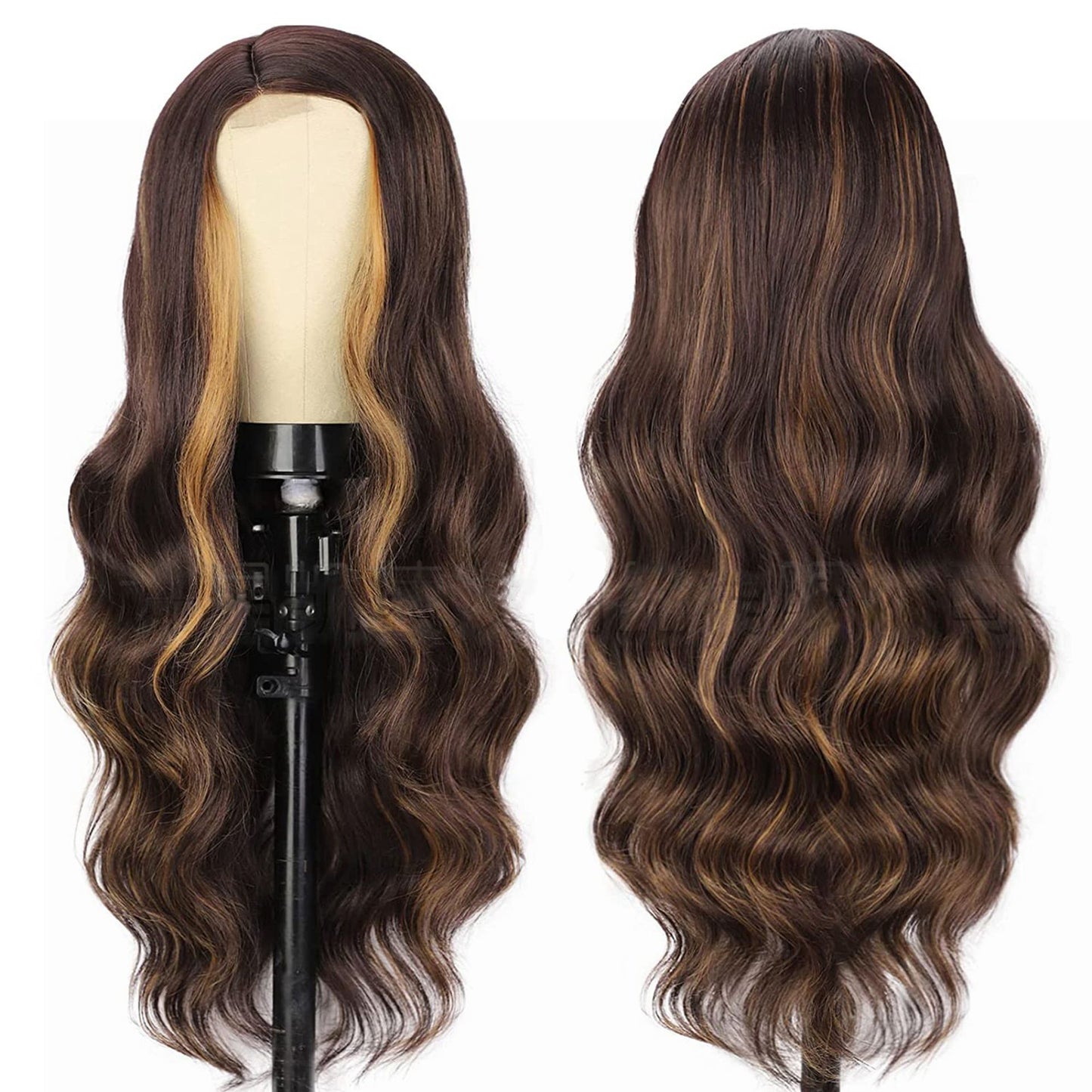 Long Curly Hair Front Lace Wigs