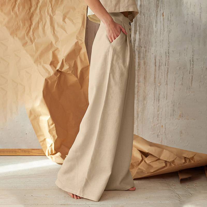 Casual Cotton Linen Baggy pants