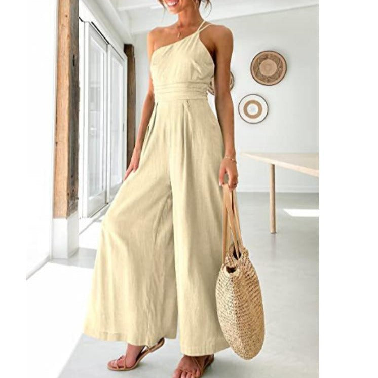 Cotton Linen Jumpsuit