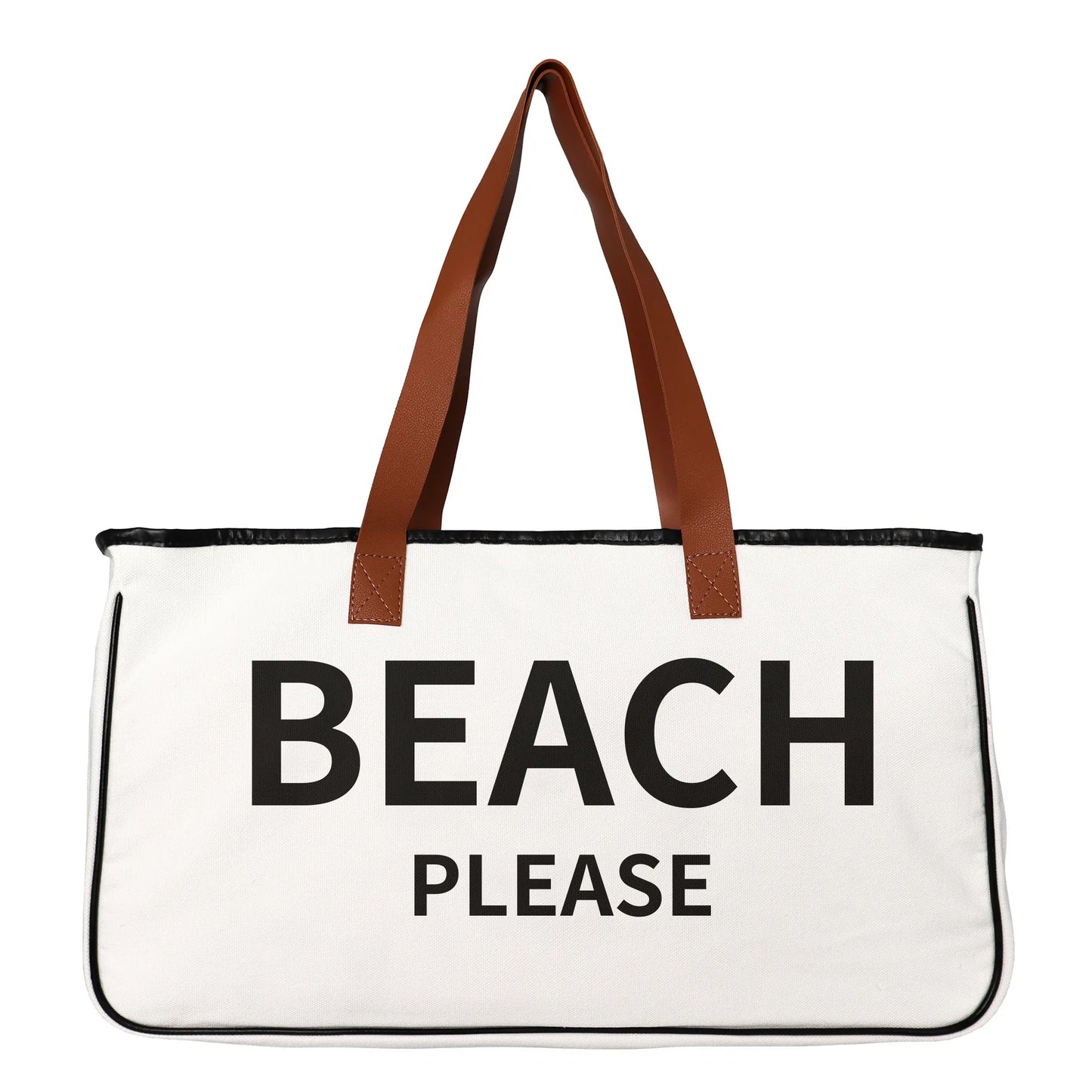 Womens Tote - Cotton Canvas Shoulder Bag